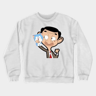 Mr Bean and Doraemon Crewneck Sweatshirt